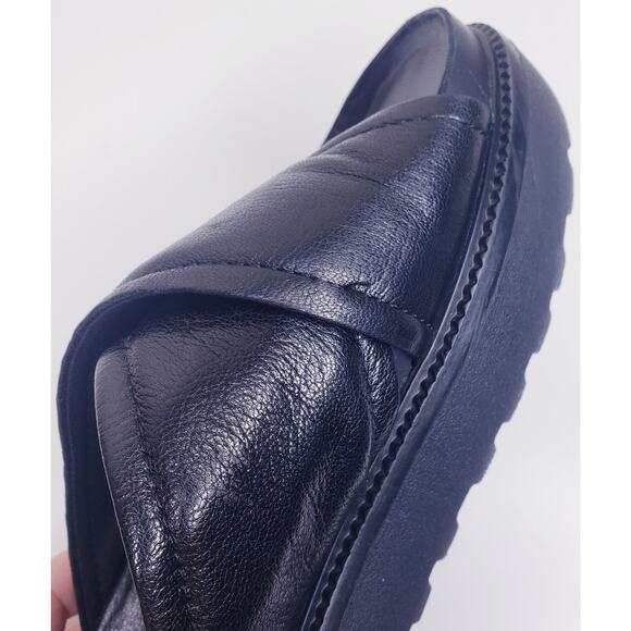 VAGABOND IRENE Cross Strap Black Leather Slide Platform Sandals Women's Size 36 - Picture 14 of 14